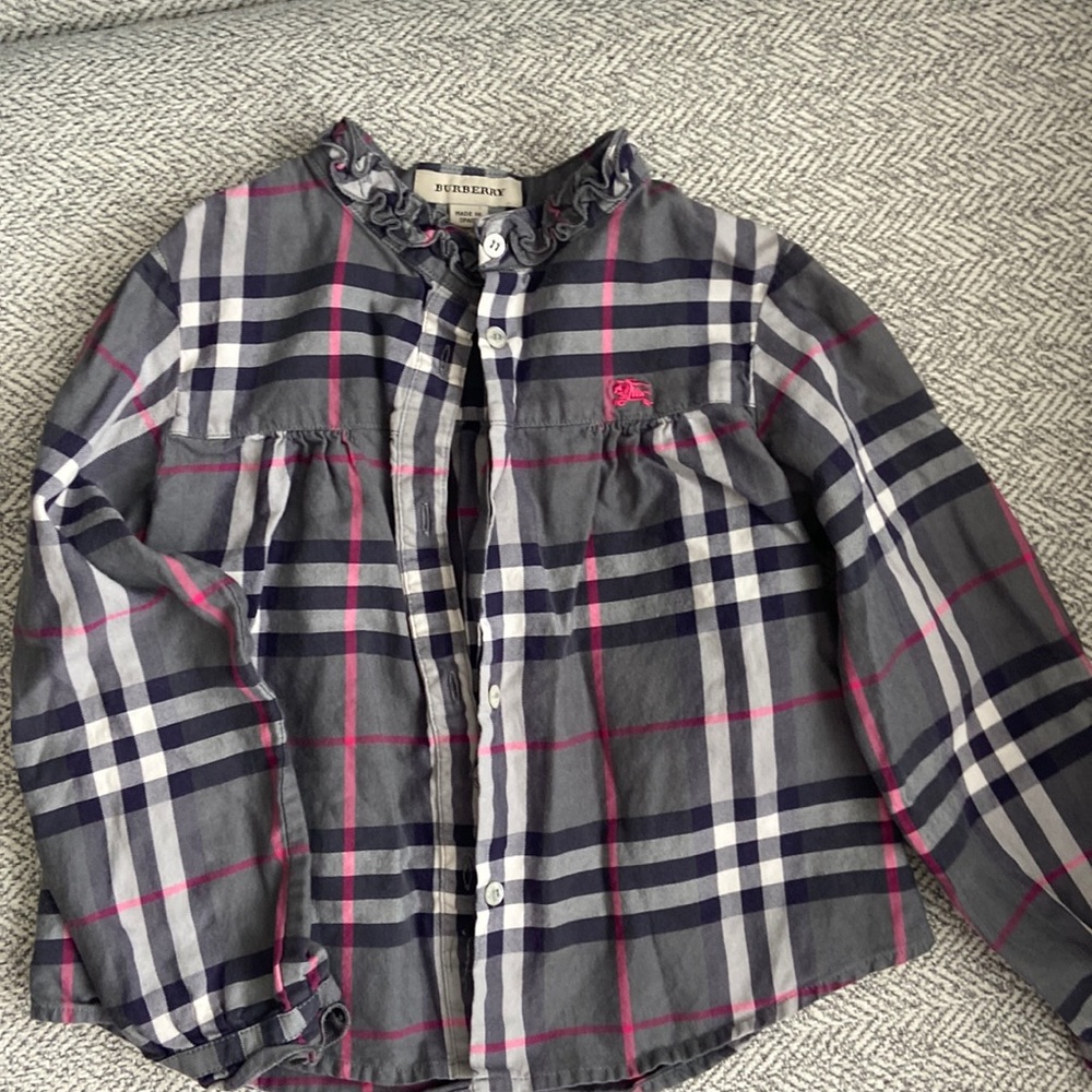 Toddler Burberry button up